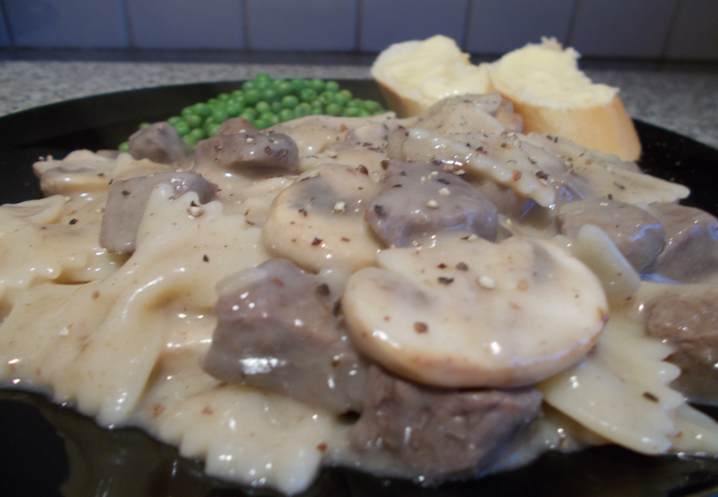 Beef Stroganoff